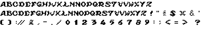 ghouls ghosts and goblins font